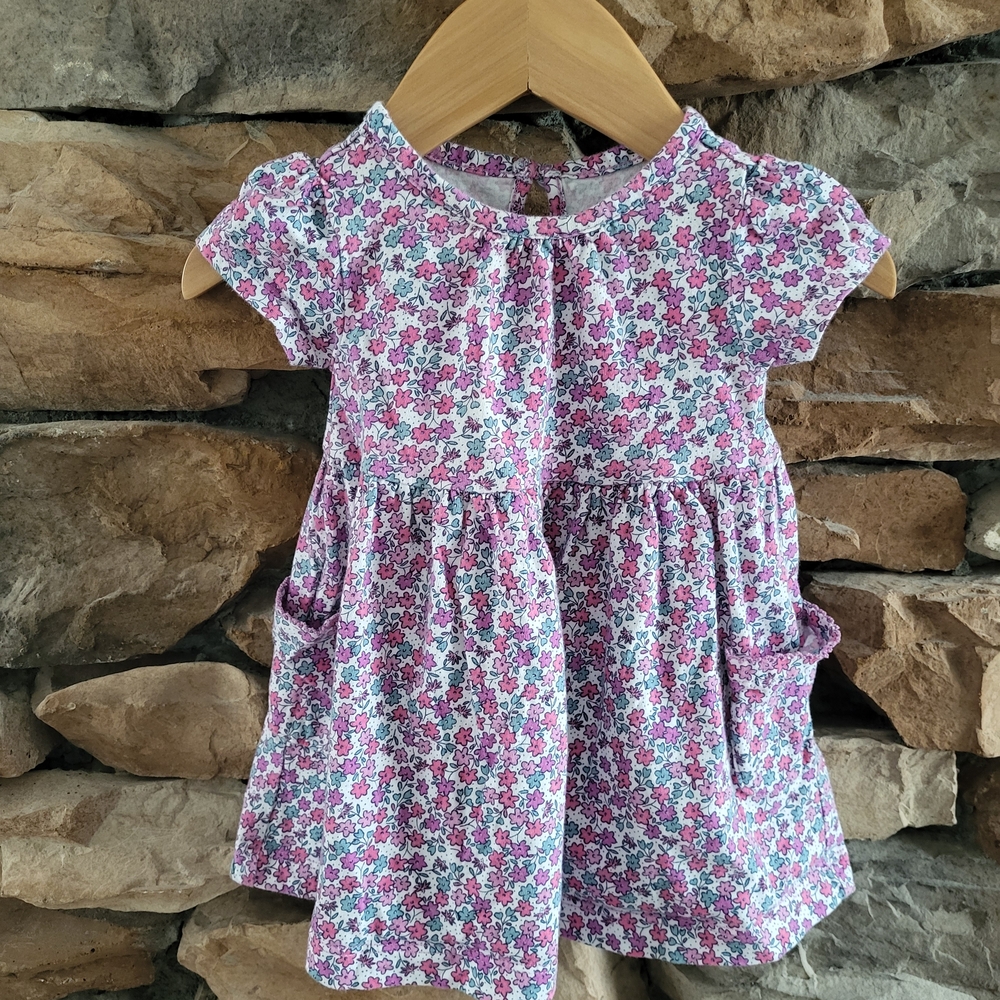 6m Pink and Purple Floral Sundress